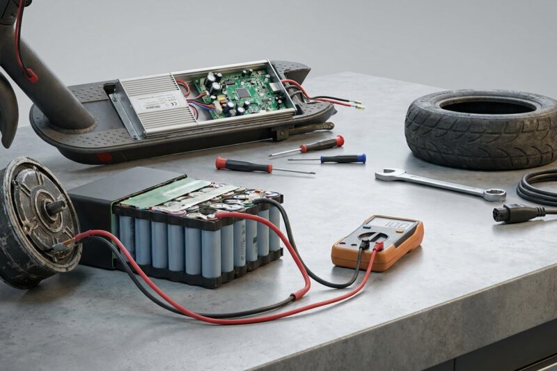 Dlaczego hulajnoga elektryczna traci moc podczas jazdy?