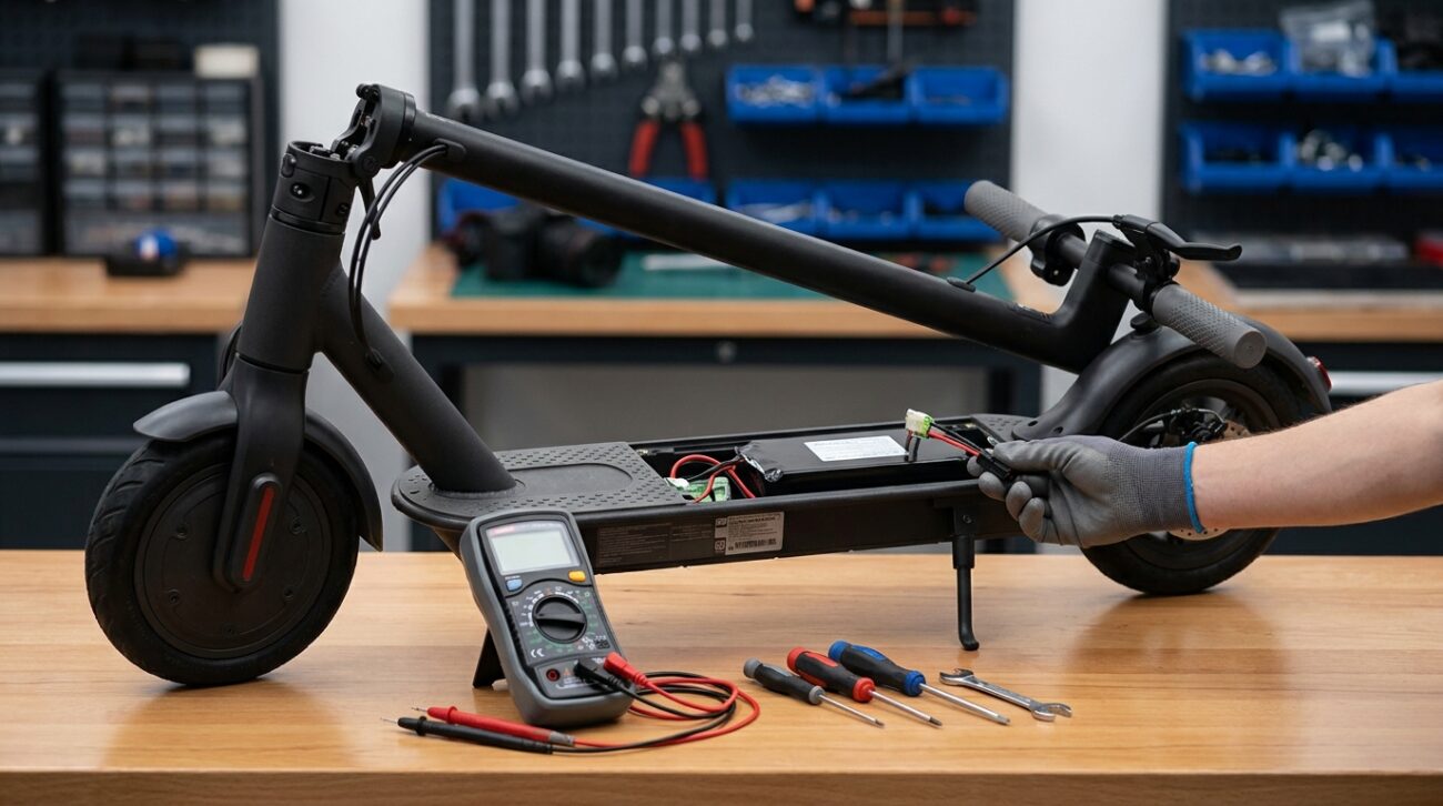 Hulajnoga elektryczna wyłącza się podczas jazdy - co sprawdzić?