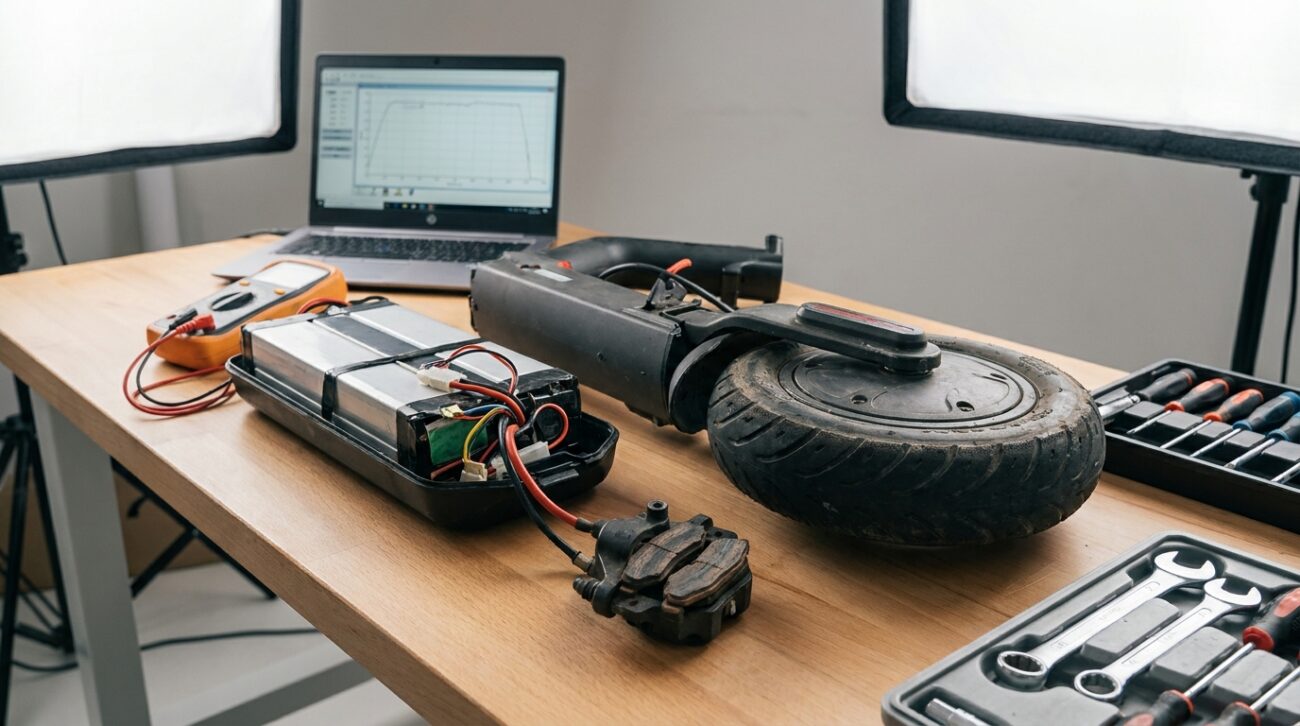 Najczęstsze awarie hulajnóg elektrycznych i ich objawy