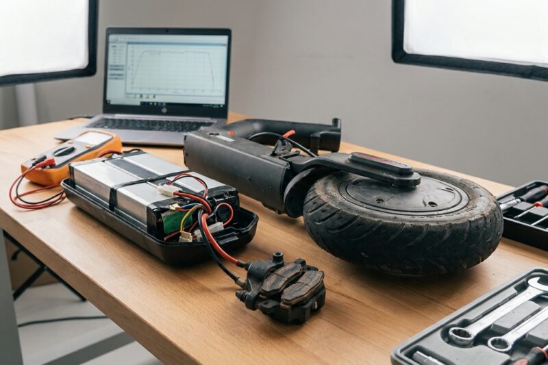 Najczęstsze awarie hulajnóg elektrycznych i ich objawy