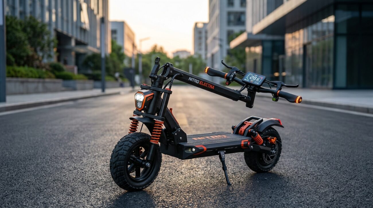 Test Hulajnoga elektryczna Acer Nitro ES Series 3 Select [TEST] ⭐️ Amortyzowany król miejskich ścieżek z gamingowym pazurem