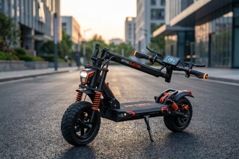 Test Hulajnoga elektryczna Acer Nitro ES Series 3 Select [TEST] ⭐️ Amortyzowany król miejskich ścieżek z gamingowym pazurem