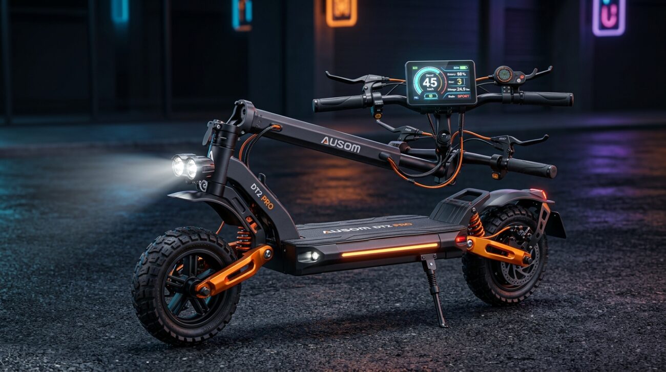 Test Hulajnoga elektryczna Ausom DT2 Pro [TEST] ⭐️ Dwusilnikowa bestia, która pożera konkurencję