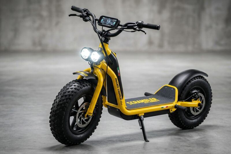 Test Hulajnoga elektryczna Ducati Scrambler City Cross-E [TEST] ⭐️ Miejski terenowiec z włoskim charakterem