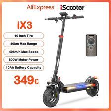 Iscooter Ix3 800W z potężnym silnikiem i terenowymi oponami