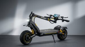 Hulajnoga elektryczna iScooter V5 Pro [TEST] ⭐️ Komfortowy pogromca miejskich i leśnych bezdroży