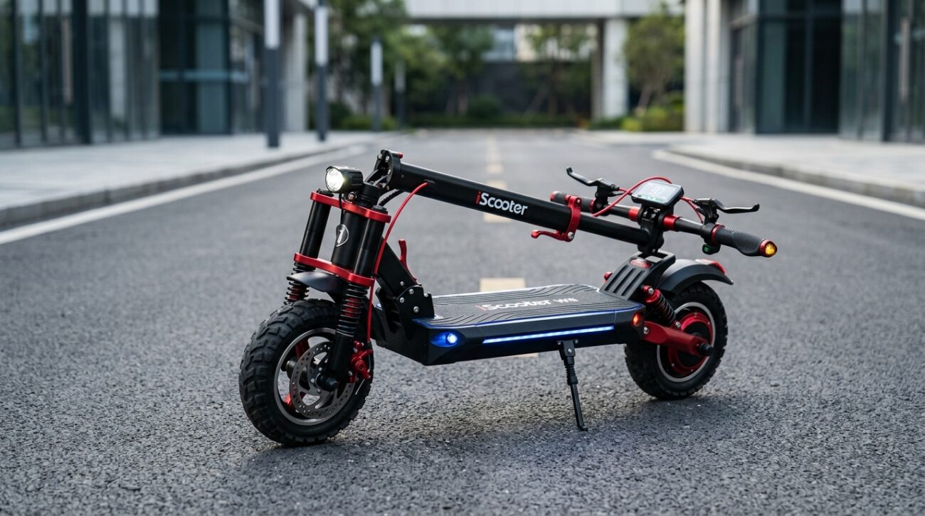 Test Hulajnoga elektryczna iScooter W8 [TEST] ⭐️ Budżetowy terenowiec, który pozytywnie zaskakuje