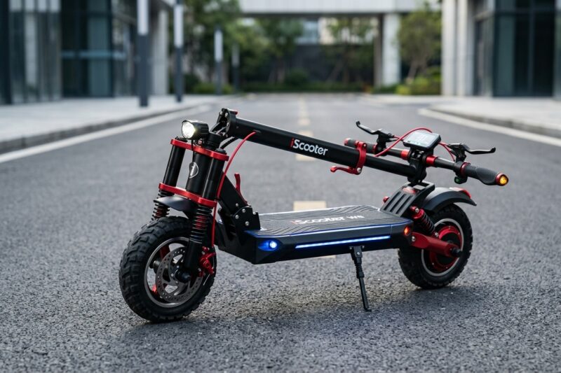 Test Hulajnoga elektryczna iScooter W8 [TEST] ⭐️ Budżetowy terenowiec, który pozytywnie zaskakuje