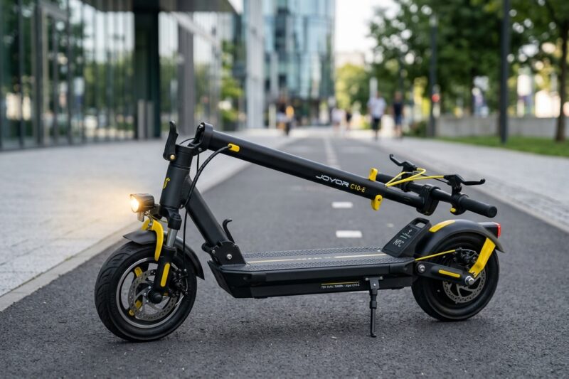 Test Hulajnoga elektryczna Joyor C10-E [TEST] ⭐️ Miejski przecinak z wyjmowaną baterią