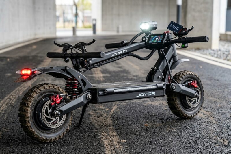 Test Hulajnoga elektryczna Joyor T10 [TEST] ⭐️ Potężna moc i hydraulika w teren