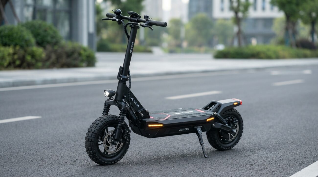Test Hulajnoga elektryczna Joyor T6E [TEST] ⭐️ Surowa moc i potężny zasięg bez zbędnych bajerów