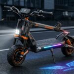 Test Hulajnoga elektryczna KuKirin T3 [TEST] ⭐️ Cybernetyczny wojownik miasta z oświetleniem Angel Wing