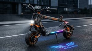 Hulajnoga elektryczna KuKirin T3 [TEST] ⭐️ Cybernetyczny wojownik miasta z oświetleniem Angel Wing