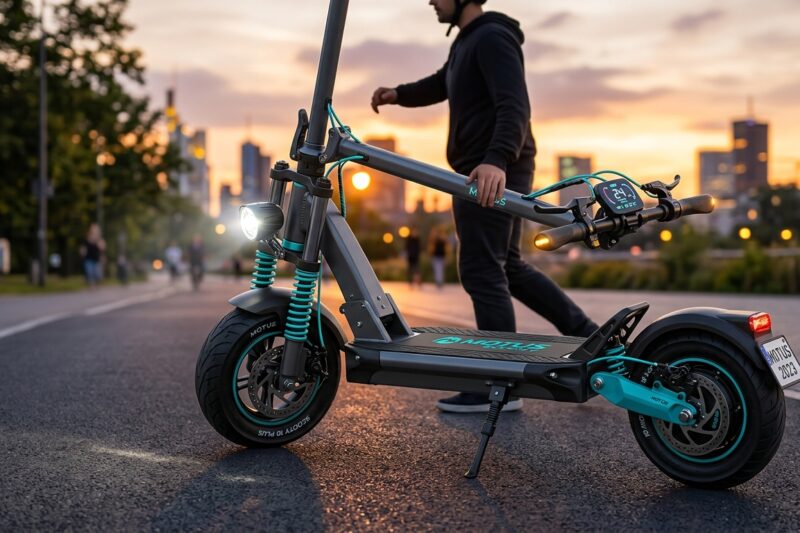 Test Hulajnoga elektryczna Motus Scooty 10 Plus 2023 [TEST] ⭐️ Nowy standard z pełną amortyzacją