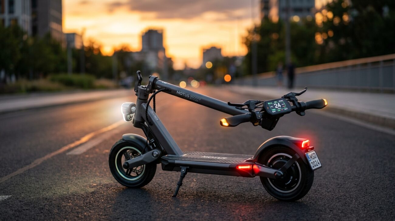 Test Hulajnoga elektryczna Motus Scooty Distance [TEST] ⭐️ Długodystansowiec stworzony do miasta