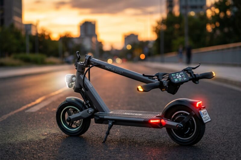 Hulajnoga elektryczna Motus Scooty Distance [TEST] ⭐️ Długodystansowiec stworzony do miasta