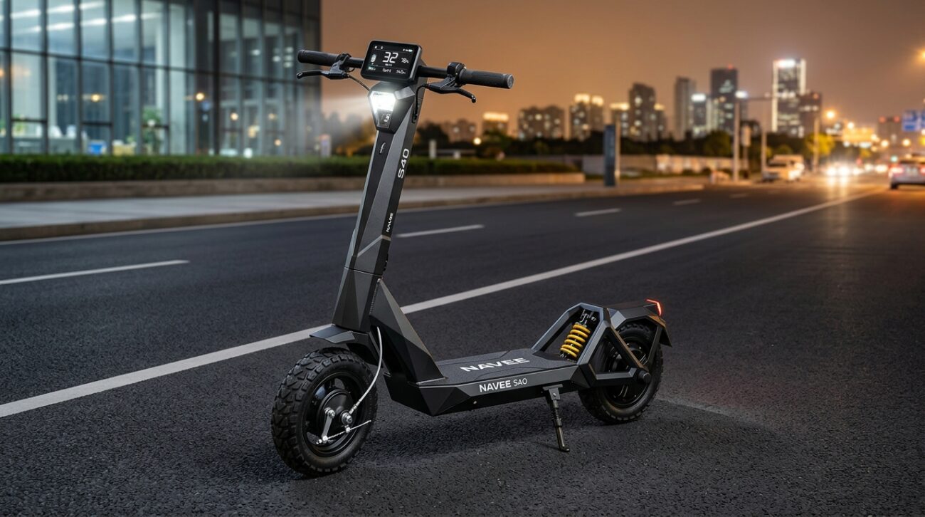 Test Hulajnoga elektryczna NAVEE S40 [TEST] ⭐️ Cyberpunkowy design i miejski komfort w świetnej cenie