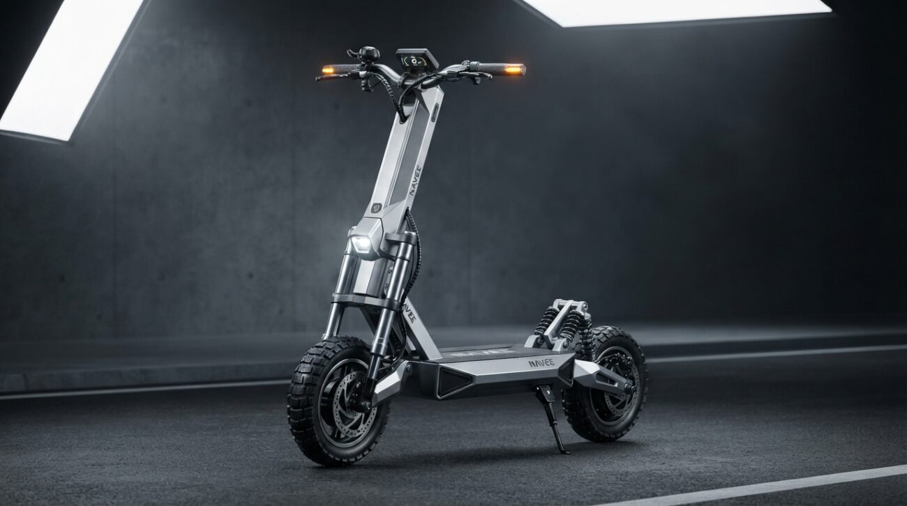 Test Hulajnoga elektryczna NAVEE S60 [TEST] ⭐️ Cyberpunkowy design i pełna amortyzacja