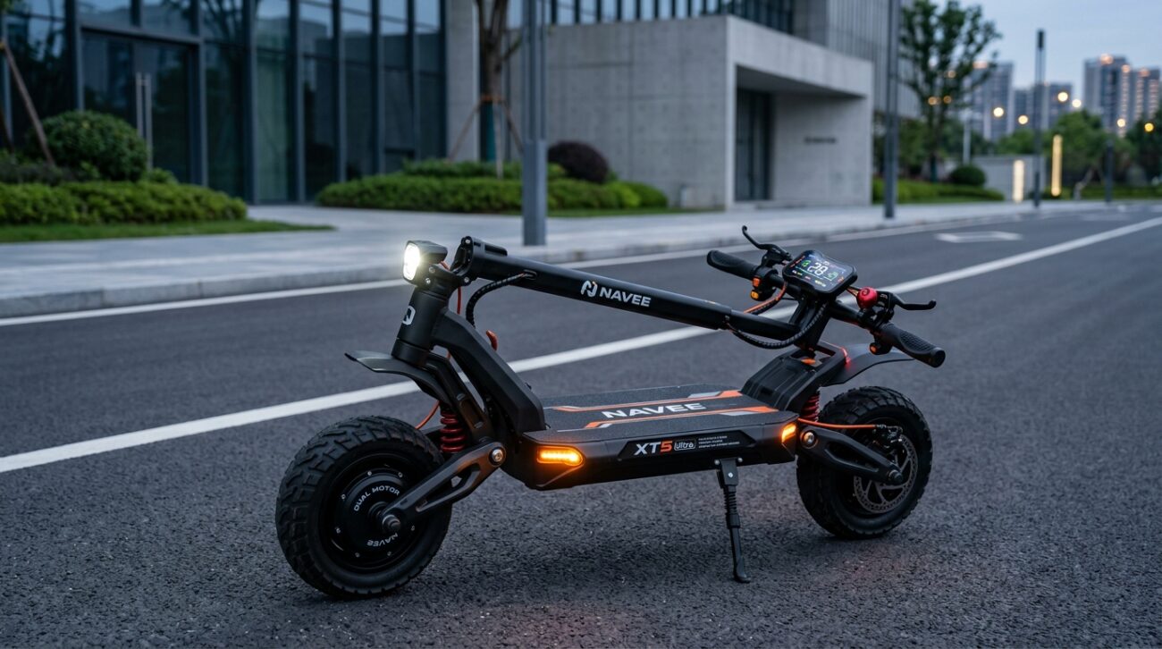Test Hulajnoga elektryczna NAVEE XT5 Ultra [TEST] ⭐️ Terenowa bestia z napędem na dwa koła o mocy 4400W