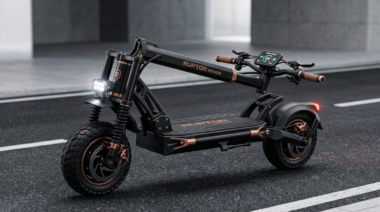 Test Hulajnoga elektryczna Ruptor Monos [TEST] ⭐️ Pancerny długodystansowiec z ogromną baterią