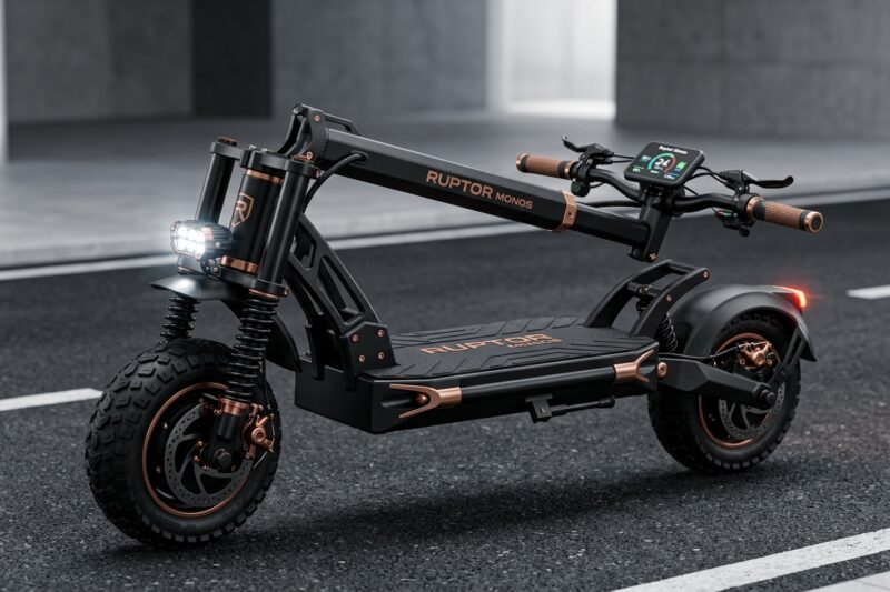 Test Hulajnoga elektryczna Ruptor Monos [TEST] ⭐️ Pancerny długodystansowiec z ogromną baterią