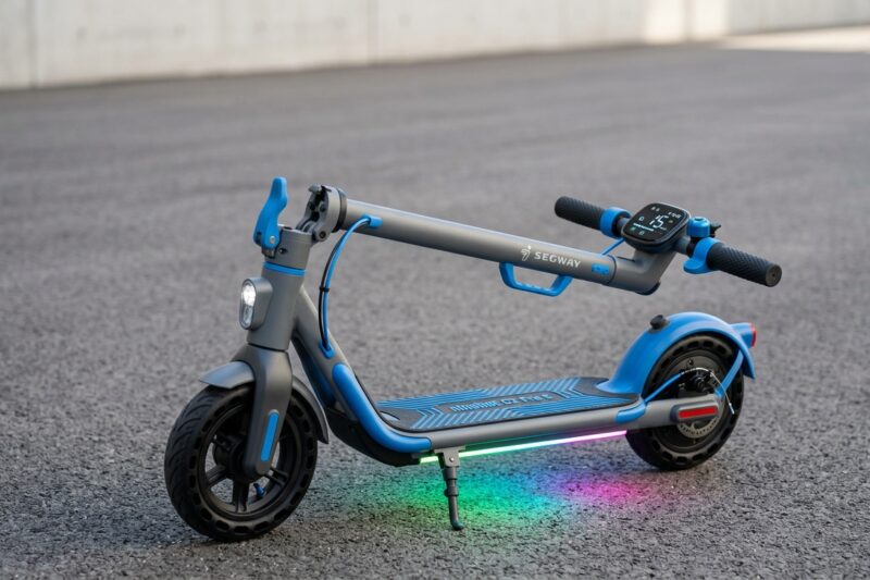 Hulajnoga elektryczna Segway-Ninebot C2 Pro E [TEST] ⭐️ Rosnący wraz z dzieckiem hit z RGB i Bluetooth!