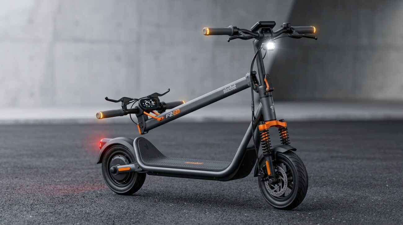 Test Hulajnoga elektryczna Segway-Ninebot F2 D II [TEST] ⭐️ Bezpieczny krążownik z doskonałą trakcją