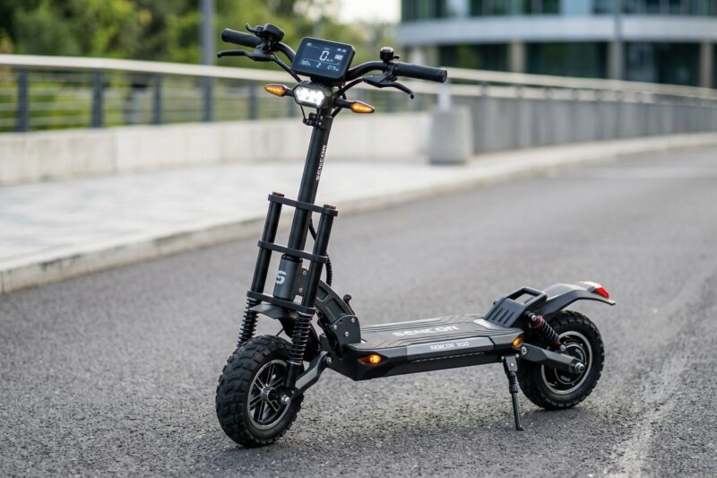 Hulajnoga elektryczna Sencor Scooter X50 [TEST] ⭐️ Komfortowy król miejskiej dżungli z offroadowym pazurem