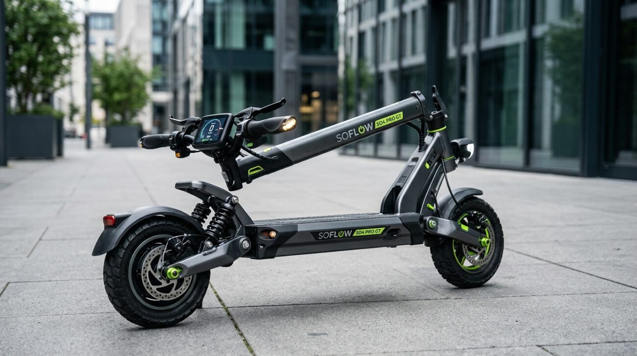 Test Hulajnoga elektryczna SoFlow SO4 Pro GT [TEST] ⭐️ Szwajcarski czołg z momentem 70 Nm