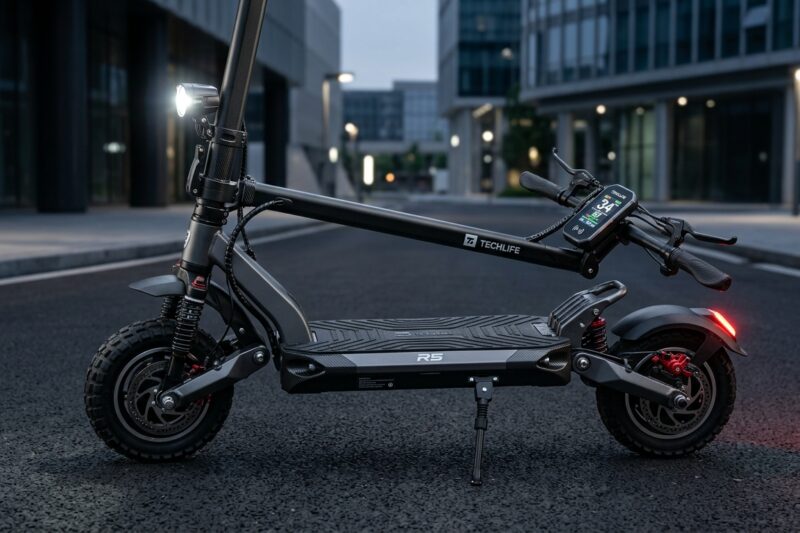 Test Hulajnoga elektryczna Techlife R5 [TEST] ⭐️ Miejski krążownik o wielkim zasięgu